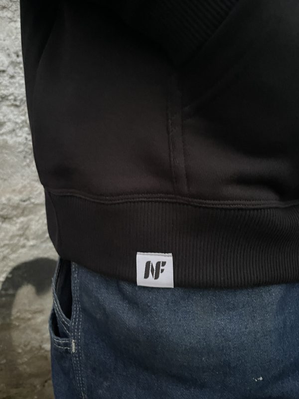 NLF Hoodie schwarz Haute-Giesing label